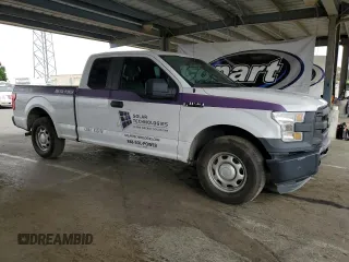2015 Ford F-150 XL with VIN 1FTEX1C81FKD82013, listed as a Copart auction lot 62599595 with 165,528 mi miles and Clean title. Bid and sale history available at DreamBid. Image 4.