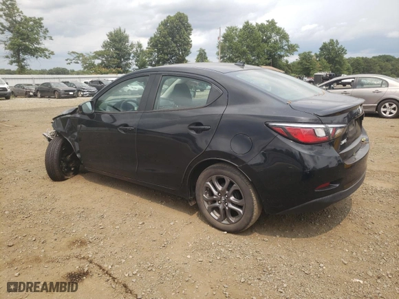 2019 Toyota Yaris Sedan L with VIN 3MYDLBYV9KY525430, listed as a Copart auction lot 62584643 with 49,753 mi miles. Bid and sale history available at carsss.com. Image 2.