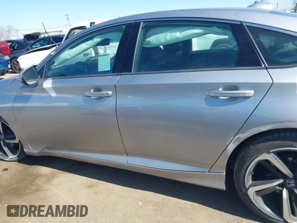 2019 Honda Accord Sedan Sport 1.5T with VIN 1HGCV1F3XKA006554, listed as a IAAI auction lot 41702809 with 102,724 mi miles. Bid and sale history available at carsss.com. Image 14.