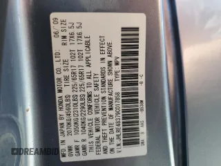 2009 Honda CR-V LX with VIN JHLRE48379C017858, listed as a Copart auction lot 53301165 with 158,113 mi miles and Salvage Title. Bid and sale history available at carsss.com. Image 13.