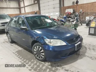 2005 Honda Civic LX z VIN 2HGES16585H534585, wystawiony jako IAAI lot #41982109 z przebiegiem 226 854 mil mil oraz . Historia ofert i sprzedaży dostępna na DreamBid. Obrazek 1.