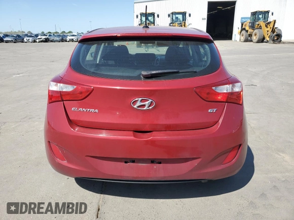 2016 Hyundai Elantra GT with VIN KMHD35LH5GU319206, listed as a Copart auction lot 52622555 with 167,649 mi miles and Salvage Title. Bid and sale history available at carsss.com. Image 6.