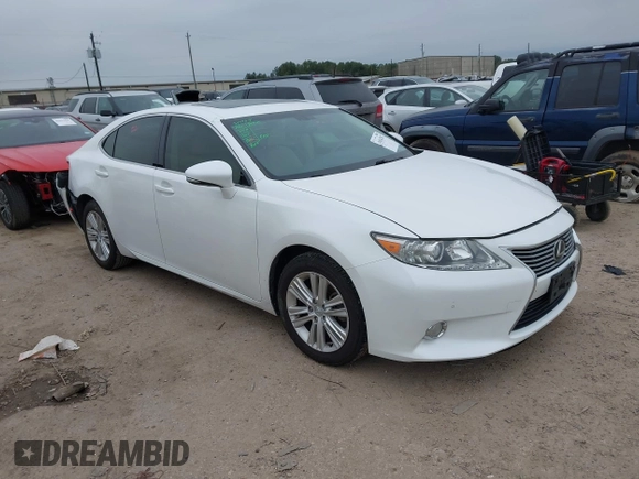 2014 Lexus ES 350 with VIN JTHBK1GG9E2148783, listed as a IAAI auction lot 41624707 with 130,481 mi miles. Bid and sale history available at carsss.com. Image 1.