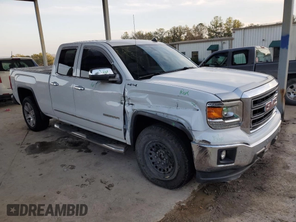 2014 GMC Sierra 1500 SLT with VIN 1GTV2VEC1EZ397298, listed as a Copart auction lot 45166045 with 150,456 mi miles and Salvage Title. Bid and sale history available at carsss.com. Image 4.