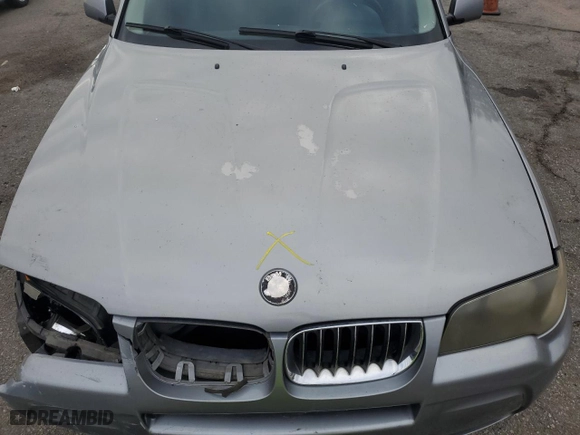 2006 BMW X3 3.0i with VIN WBXPA93416WG75334, listed as a Copart auction lot 44204025 with NaN miles and Salvage Title. Bid and sale history available at carsss.com. Image 13.