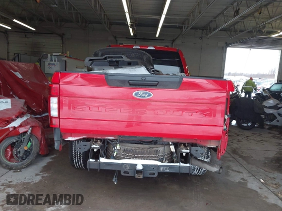2021 Ford Super Duty F-250 SRW XL with VIN 1FT7W2B66MED21804, listed as a IAAI auction lot 41281101 with 43,143 mi miles. Bid and sale history available at carsss.com. Image 16.