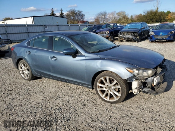 2014 Mazda 6 i Touring with VIN JM1GJ1V66E1137492, listed as a Copart auction lot 79632374 with 143,188 mi miles and Salvage Title. Bid and sale history available at DreamBid. Image 4.