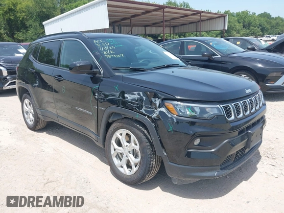 2024 Jeep Compass Latitude с VIN 3C4NJDBN4RT111850, выставлен на аукционе IAAI как лот 42771963 с пробегом 40 626 миль миль и . История ставок и продаж доступна на DreamBid. Изображение 1.