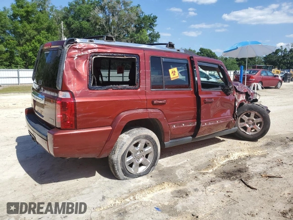 2008 Jeep Commander Limited с VIN 1J8HG58N68C210620, выставлен на аукционе Copart как лот 55267725 с пробегом 217 005 миль миль и Списание • Salvage title. История ставок и продаж доступна на DreamBid. Изображение 3.