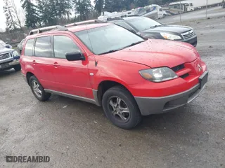 2003 Mitsubishi Outlander LS with VIN JA4LZ31G03U106035, listed as a IAAI auction lot 41489695 with 159,150 mi miles. Bid and sale history available at carsss.com. Image 1.