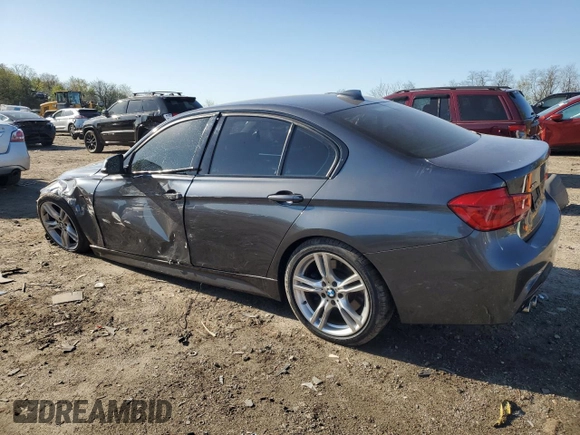 2018 BMW 3 Series 330i xDrive with VIN WBA8D9C5XJEB35638, listed as a Copart auction lot 52905585 with 98,895 mi miles and Salvage title. Bid and sale history available at DreamBid. Image 2.