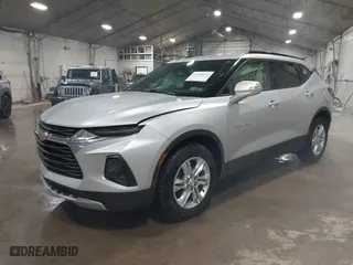2021 Chevrolet Blazer LT with VIN 3GNKBHRS6MS504418, listed as a IAAI auction lot 41408944 with 53,855 mi miles. Bid and sale history available at carsss.com. Image 17.