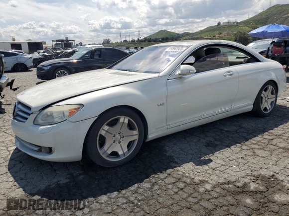 2008 Mercedes-Benz CL with VIN WDDEJ76X08A017795, listed as a Copart auction lot 51297865 with 166,915 mi miles and Clean Title. Bid and sale history available at DreamBid. Image 1.