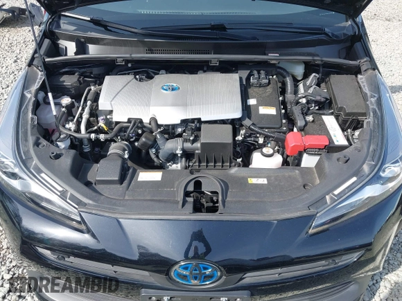 2021 Toyota Prius L Eco with VIN JTDKAMFU8M3136565, listed as a IAAI auction lot 42161896 with 39,634 mi miles and . Bid and sale history available at DreamBid. Image 10.