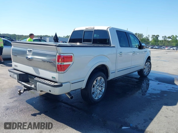 2010 Ford F-150 XL with VIN 1FTFW1CV3AFC64642, listed as a IAAI auction lot 42016269 with 286,296 mi miles. Bid and sale history available at carsss.com. Image 4.