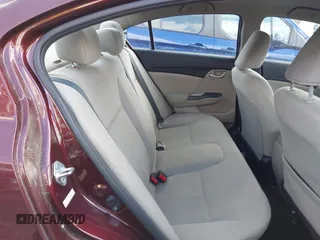 2013 Honda Civic LX with VIN 19XFB2F58DE224648, listed as a IAAI auction lot 41985106 with Not Provided miles and . Bid and sale history available at DreamBid. Image 8.
