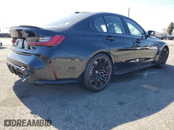 2025 BMW M3 Competition xDrive z VIN WBS33HJ07SFU46026, wystawiony jako Copart lot #46605635 z przebiegiem 408 mil mil oraz Szkoda całkowita • Salvage title. Historia ofert i sprzedaży dostępna na DreamBid. Obrazek 3.