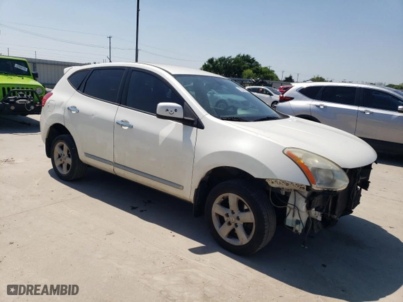 2013 Nissan Rogue S with VIN JN8AS5MT7DW010161, listed as a Copart auction lot 52042475 with 204,923 mi miles and Salvage Title. Bid and sale history available at carsss.com. Image 4.