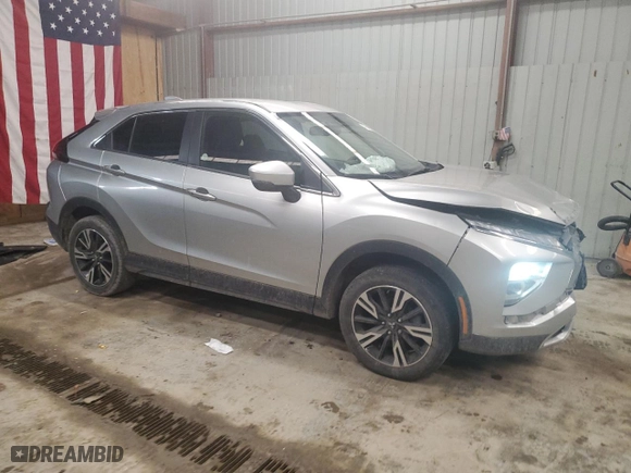 2023 Mitsubishi Eclipse Cross SE with VIN JA4ATWAA7PZ037004, listed as a Copart auction lot 47264805 with 24,408 mi miles and Salvage Title. Bid and sale history available at carsss.com. Image 4.