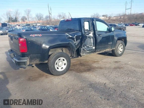 2020 Chevrolet Colorado 4WD Work Truck with VIN 1GCHTBEA9L1214443, listed as a IAAI auction lot 41563832 with 76,099 mi miles and . Bid and sale history available at DreamBid. Image 4.