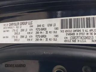 2012 Ram 1500 Express с VIN 1C6RD7FT0CS345213, выставлен на аукционе IAAI как лот 42149548 с пробегом 155 464 миль миль и . История ставок и продаж доступна на DreamBid. Изображение 9.