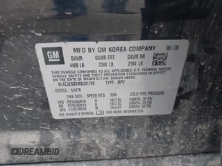 2021 Buick Encore Preferred with VIN KL4CJESBXMB331159, listed as a IAAI auction lot 42049200 with 95,379 mi miles and . Bid and sale history available at DreamBid. Image 9.