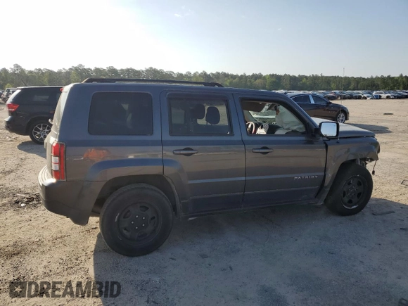 2016 Jeep Patriot Sport z VIN 1C4NJPBA6GD698215, wystawiony jako Copart lot #52164275 z przebiegiem Nie podano mil oraz Szkoda całkowita • Salvage title. Historia ofert i sprzedaży dostępna na DreamBid. Obrazek 3.