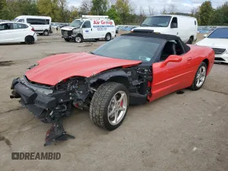 2001 Chevrolet Corvette with VIN 1G1YY32G315110965, listed as a Copart auction lot 74269634 with 52,080 mi miles and Salvage Title. Bid and sale history available at carsss.com. Image 1.