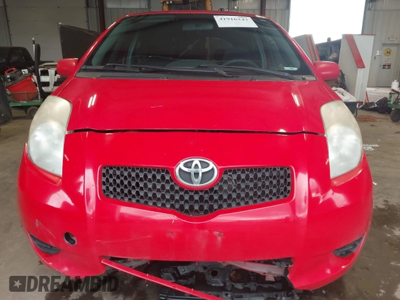 2007 Toyota Yaris with VIN JTDJT903X75112327, listed as a IAAI auction lot 41916243 with 182,110 mi miles. Bid and sale history available at carsss.com. Image 12.