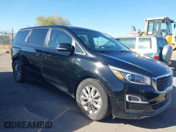 2020 Kia Sedona EX with VIN KNDMB5C11L6594029, listed as a IAAI auction lot 40951800 with 164,989 mi miles. Bid and sale history available at carsss.com. Image 14.