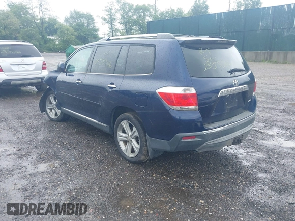 2012 Toyota Highlander Limited with VIN 5TDDK3EH9CS157524, listed as a IAAI auction lot 42340448 with Not provided miles and . Bid and sale history available at DreamBid. Image 3.