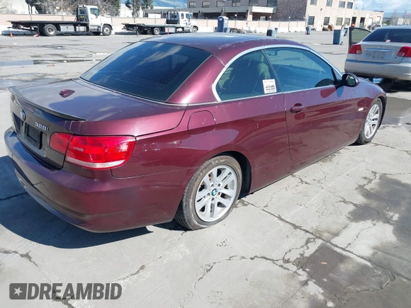 2008 BMW 3 Series 328i with VIN WBAWR33548P152596, listed as a IAAI auction lot 41752110 with 216,772 mi miles and . Bid and sale history available at carsss.com. Image 4.