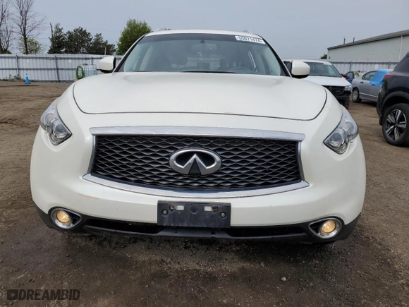 2017 Infiniti QX70 with VIN JN8CS1MW6HM410547, listed as a Copart auction lot 55071474 with 101,911 mi miles and Salvage Title. Bid and sale history available at carsss.com. Image 5.