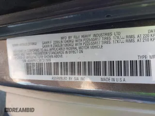 2008 Subaru Outback (Natl) i with VIN 4S4BP61C387312909, listed as a IAAI auction lot 41218130 with 214,045 mi miles. Bid and sale history available at carsss.com. Image 9.