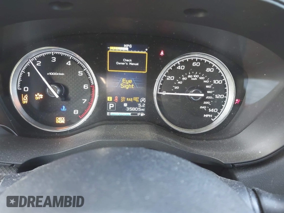 2019 Subaru Forester Touring with VIN JF2SKAWC8KH546495, listed as a IAAI auction lot 41934315 with 35,805 mi miles. Bid and sale history available at carsss.com. Image 7.