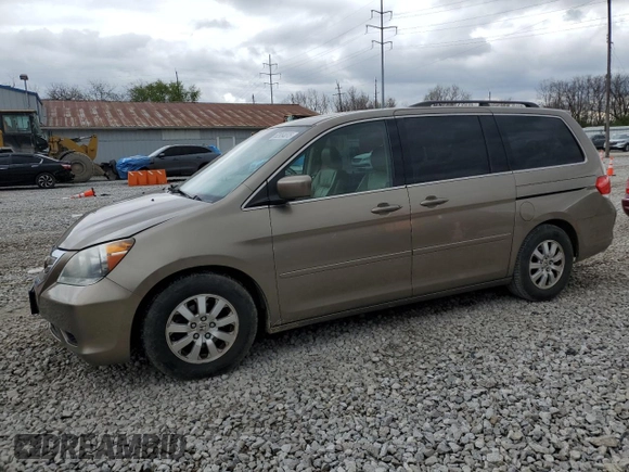 2008 Honda Odyssey EX-L with VIN 5FNRL387X8B116661, listed as a Copart auction lot 52954075 with 177,100 mi miles and Salvage Title. Bid and sale history available at carsss.com. Image 1.