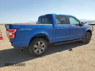 2018 Ford F-150 XL with VIN 1FTEW1EP6JFC70686, listed as a Copart auction lot 60235545 with 131,528 mi miles and Salvage title. Bid and sale history available at DreamBid. Image 3.