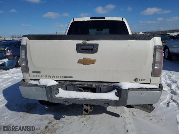 2012 Chevrolet Silverado 1500 LTZ with VIN 3GCPKTE72CG145251, listed as a Copart auction lot 45726985 with 0 mi miles and Salvage Title. Bid and sale history available at carsss.com. Image 6.