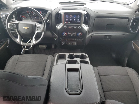 2021 Chevrolet Silverado 1500 LT with VIN 3GCUYDET2MG286536, listed as a Copart auction lot 79515474 with 53,626 mi miles and Salvage Title. Bid and sale history available at carsss.com. Image 8.
