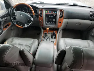 2005 Lexus LX 470 with VIN JTJHT00W753549714, listed as a Copart auction lot 52267385 with 206,763 mi miles and Clean Title. Bid and sale history available at DreamBid. Image 8.