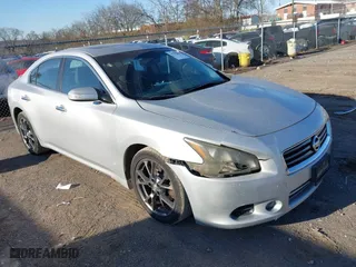 2012 Nissan Maxima 3.5 SV with VIN 1N4AA5AP6CC806217, listed as a IAAI auction lot 41752048 with 140,711 mi miles. Bid and sale history available at carsss.com. Image 1.