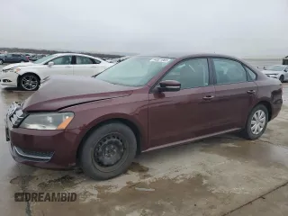 2013 Volkswagen Passat S with VIN 1VWAP7A30DC125986, listed as a Copart auction lot 44521965 with 157,248 mi miles and Salvage title. Bid and sale history available at DreamBid. Image 1.
