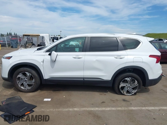 2021 Hyundai Santa Fe SE with VIN 5NMS1DAJ9MH326387, listed as a IAAI auction lot 42004152 with 48,836 mi miles. Bid and sale history available at carsss.com. Image 15.