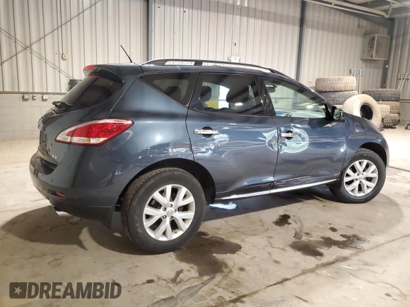 2014 Nissan Murano SV with VIN JN8AZ1MU3EW417456, listed as a Copart auction lot 72687934 with 48,736 mi miles and Salvage Title. Bid and sale history available at carsss.com. Image 3.