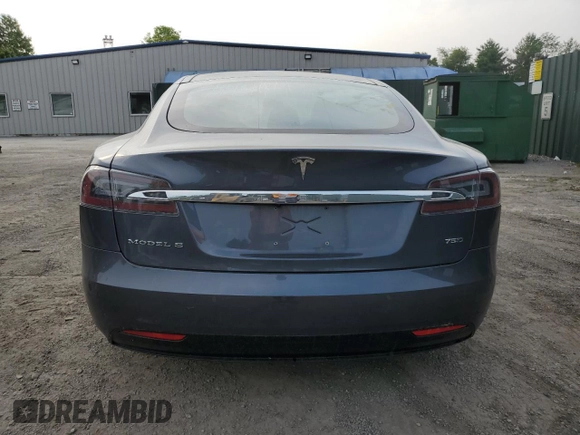 2018 Tesla Model S 75D with VIN 5YJSA1E20JF283959, listed as a Copart auction lot 59386465 with 75,078 mi miles and Salvage title. Bid and sale history available at DreamBid. Image 6.