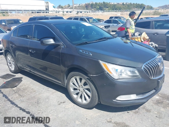 2014 Buick LaCrosse with VIN 1G4GA5GR7EF300907, listed as a IAAI auction lot 41835137 with 154,838 mi miles and . Bid and sale history available at DreamBid. Image 1.