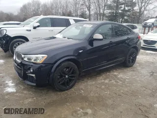 2017 BMW X4 M40i with VIN 5UXXW7C57H0U25416, listed as a Copart auction lot 44627565 with 106,246 mi miles and Salvage Title. Bid and sale history available at carsss.com. Image 1.