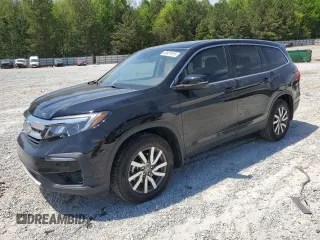 2022 Honda Pilot EX-L with VIN 5FNYF5H51NB038747, listed as a Copart auction lot 53687915 with 30,581 mi miles and Salvage title. Bid and sale history available at DreamBid. Image 1.