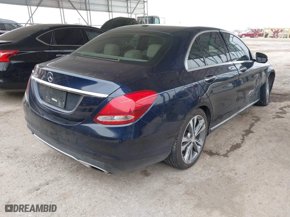 2015 Mercedes-Benz C-Class C 300 with VIN 55SWF4JB3FU094478, listed as a IAAI auction lot 41629676 with 91,603 mi miles. Bid and sale history available at carsss.com. Image 4.