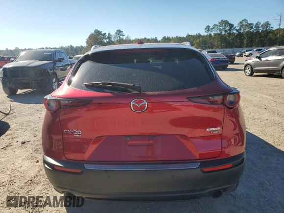 2021 Mazda CX-30 Turbo Premium Plus Package with VIN 3MVDMBEY1MM229448, listed as a Copart auction lot 81335134 with 39,738 mi miles and Salvage Title. Bid and sale history available at carsss.com. Image 6.